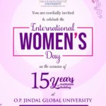 To celebrate the International Women's Day on the occasion of 15 years of Institution building